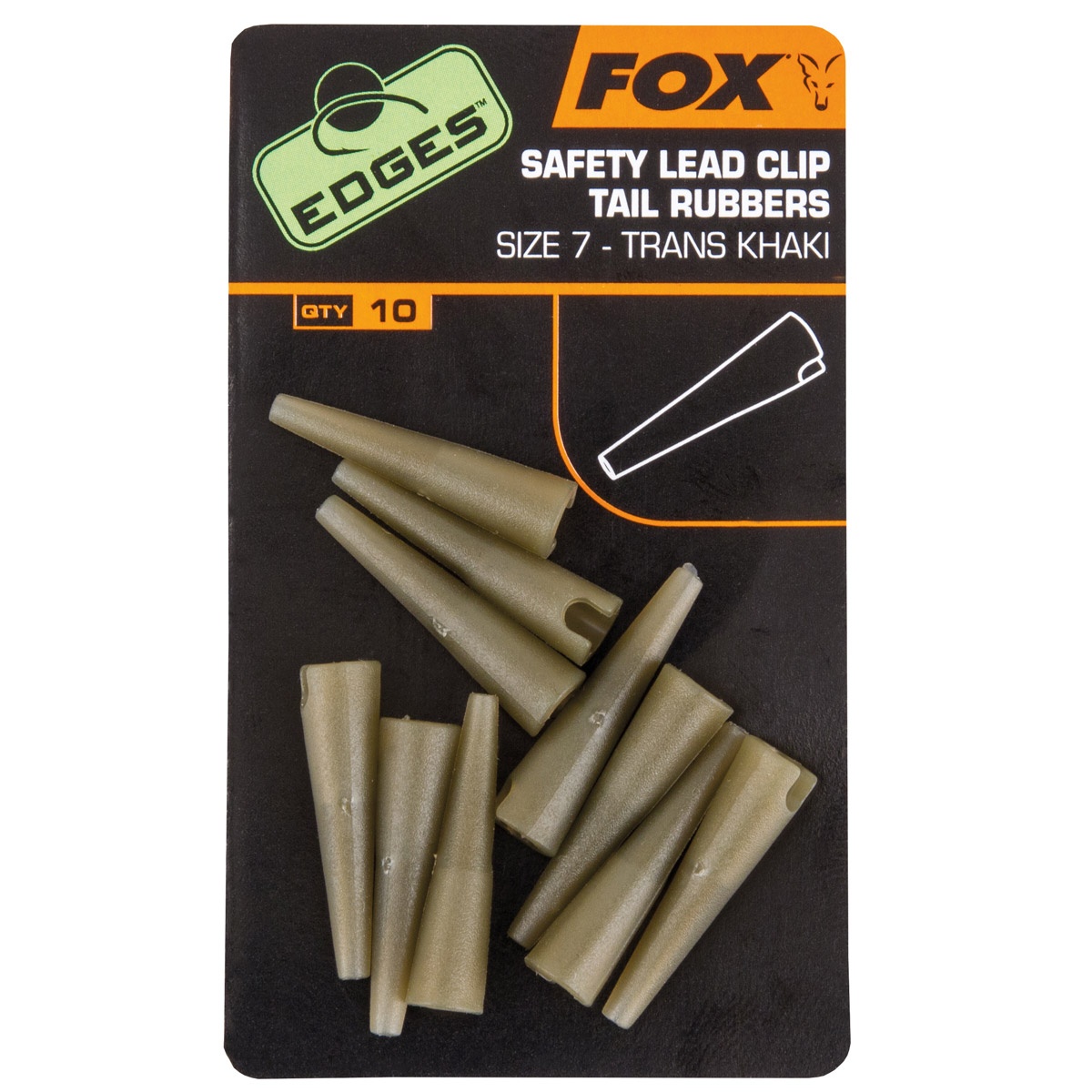 Fox EDGES™ Lead Clip Tail Rubbers -  7