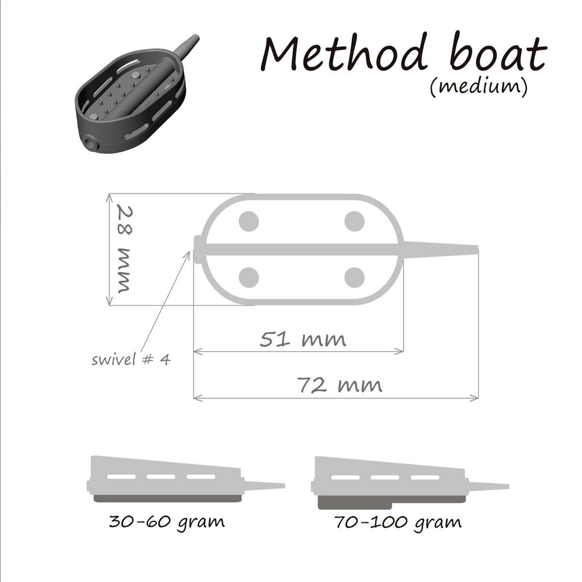 Orange Feeder Method Boat