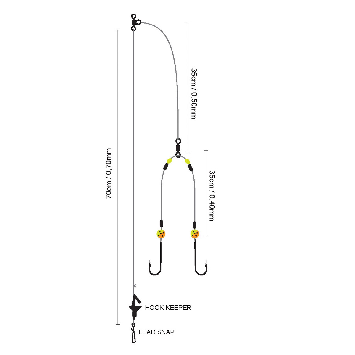 Spro 13 Salt Rig Wishbone Kiwi