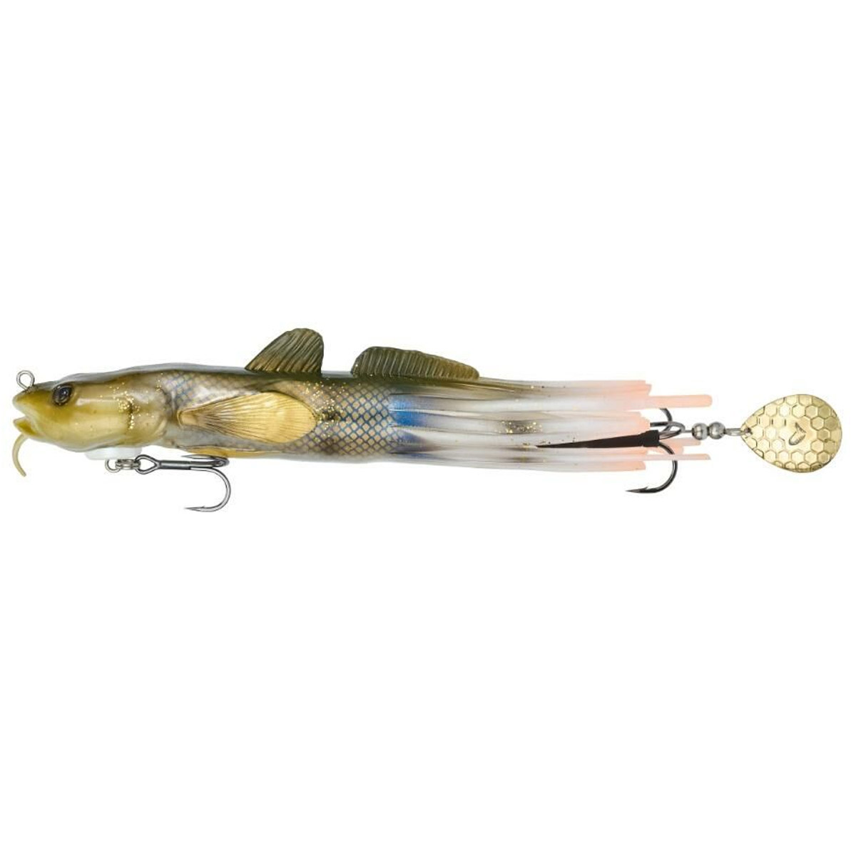 Savage Gear 3D Burbot Tube 25 CM -  White Sucker
