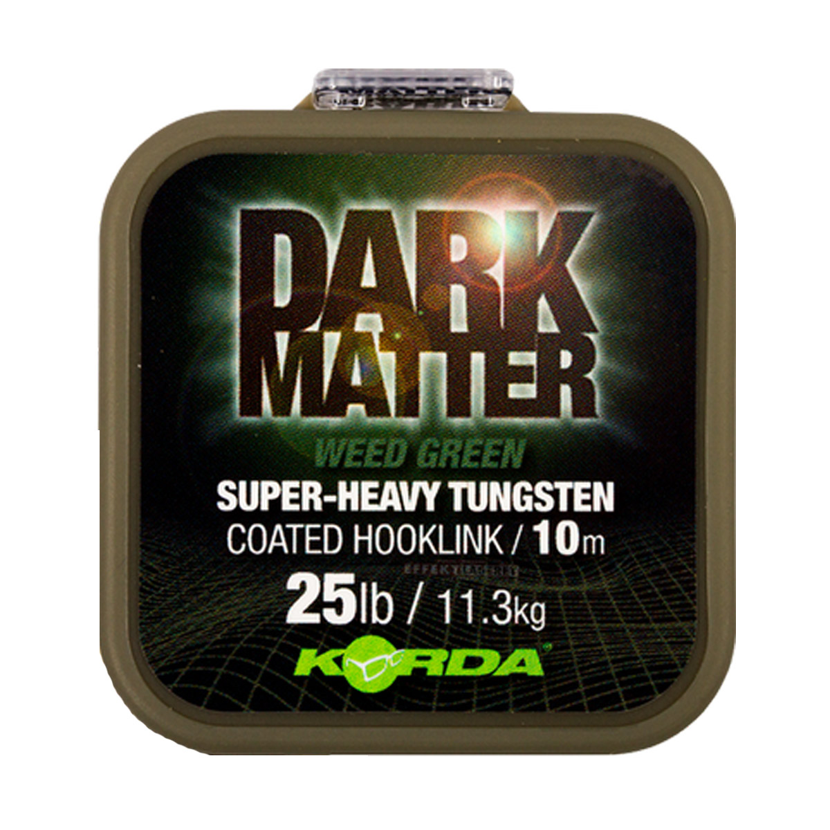 Korda Dark Matter Tungsten Coated Hooklink Weed Green