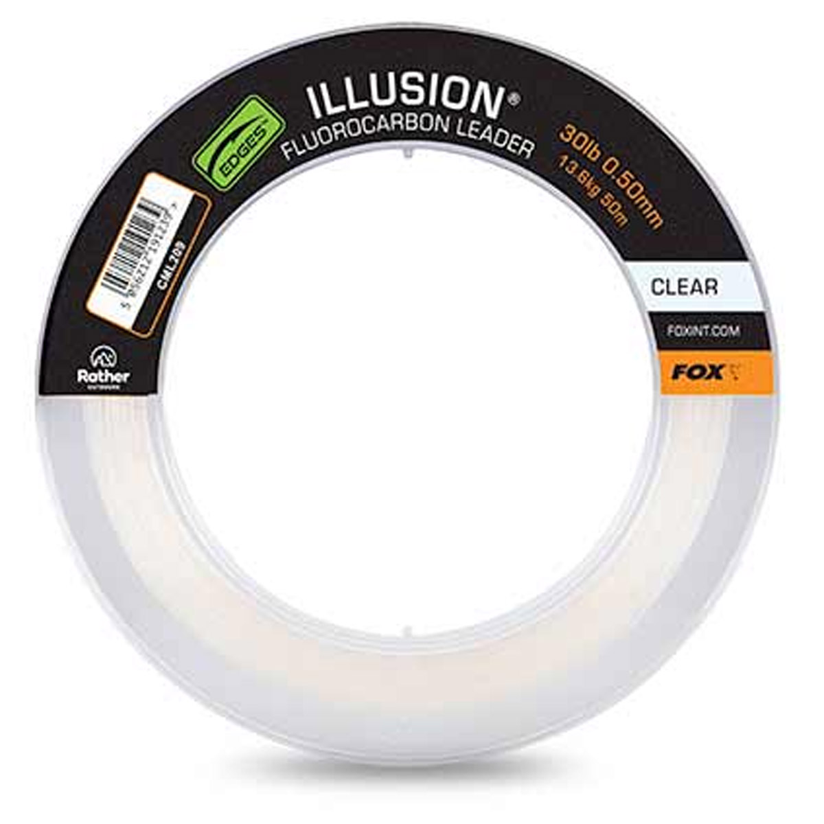 Fox Illusion Fluorocarbon Leaders Clear