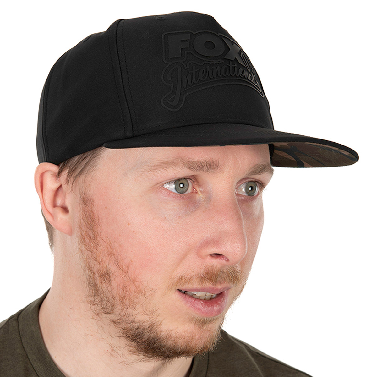 Fox Black Camo Snapback Hat