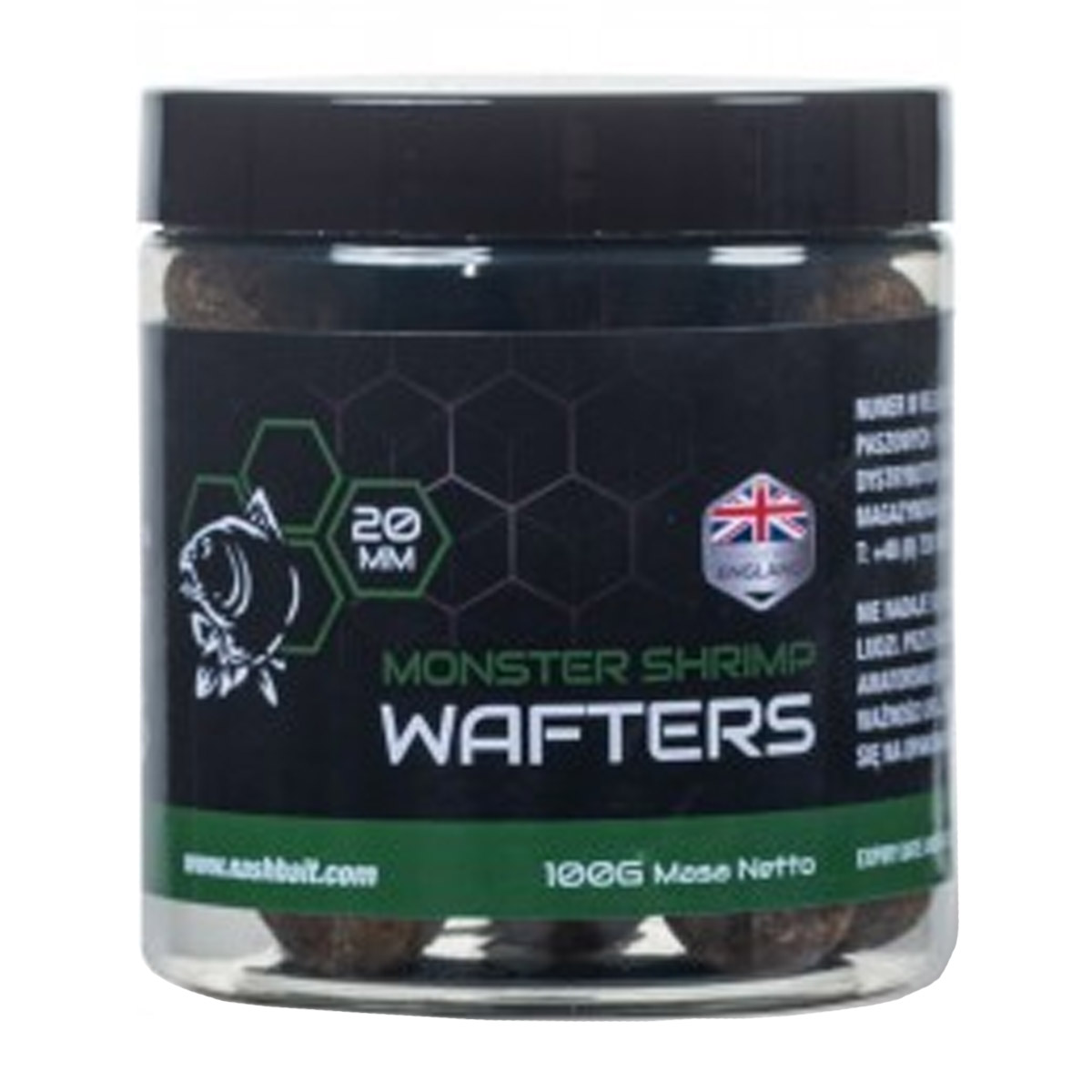 Nash Bait Monster Shrimp Wafters 20 MM