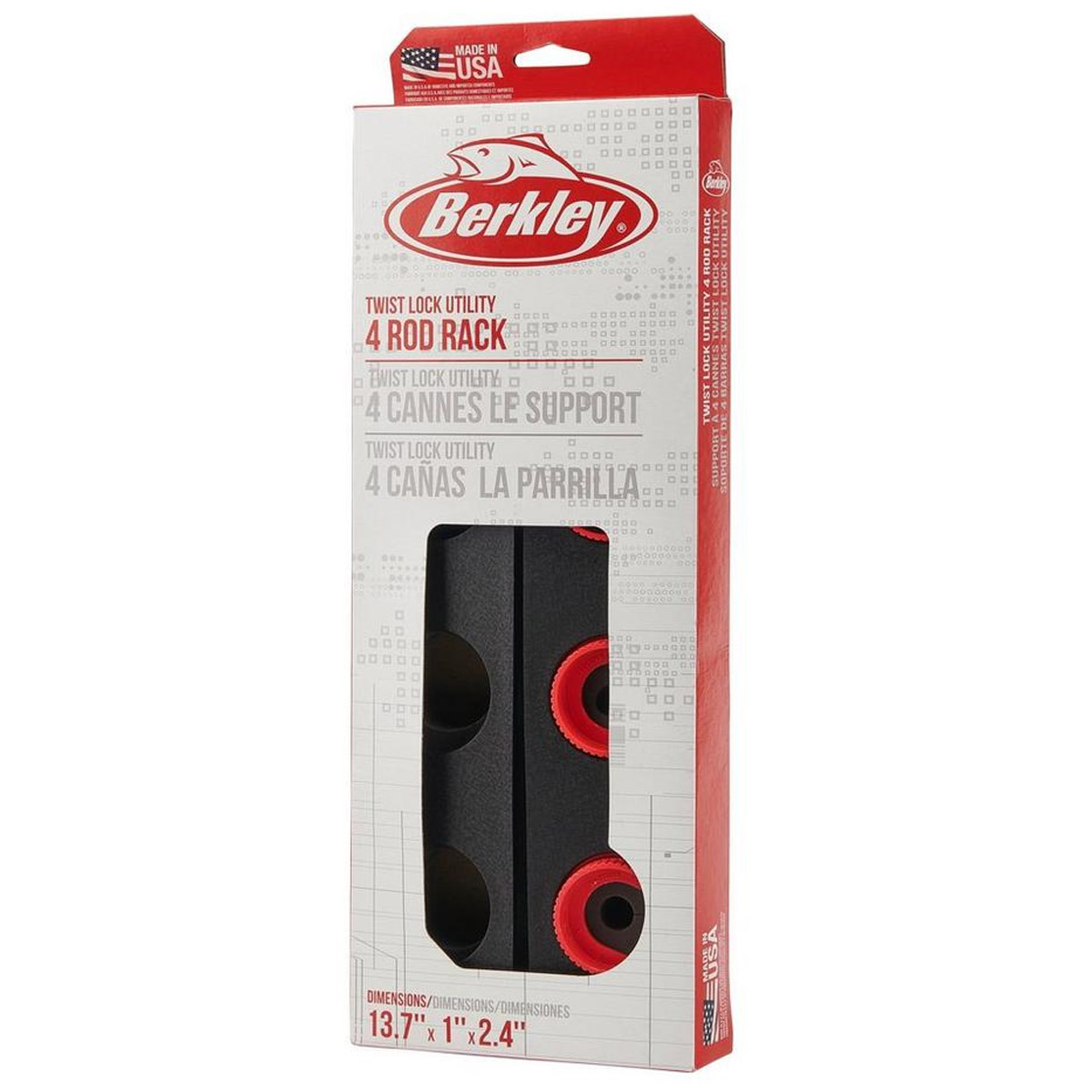 Berkley Twist Lock Utility 4 Rod Rack