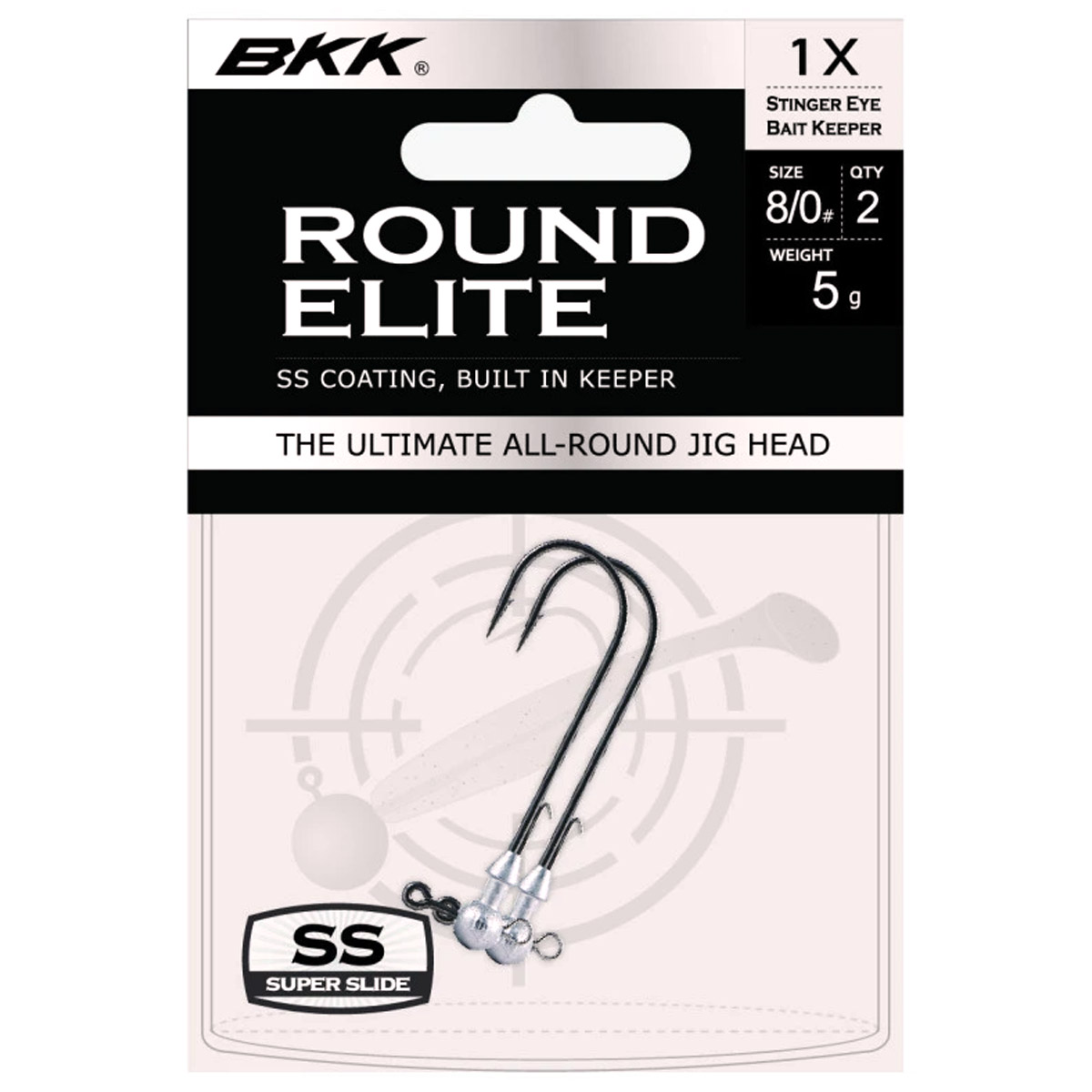 BKK Round Elite - Stinger Eye Bait Keeper Size 10/0