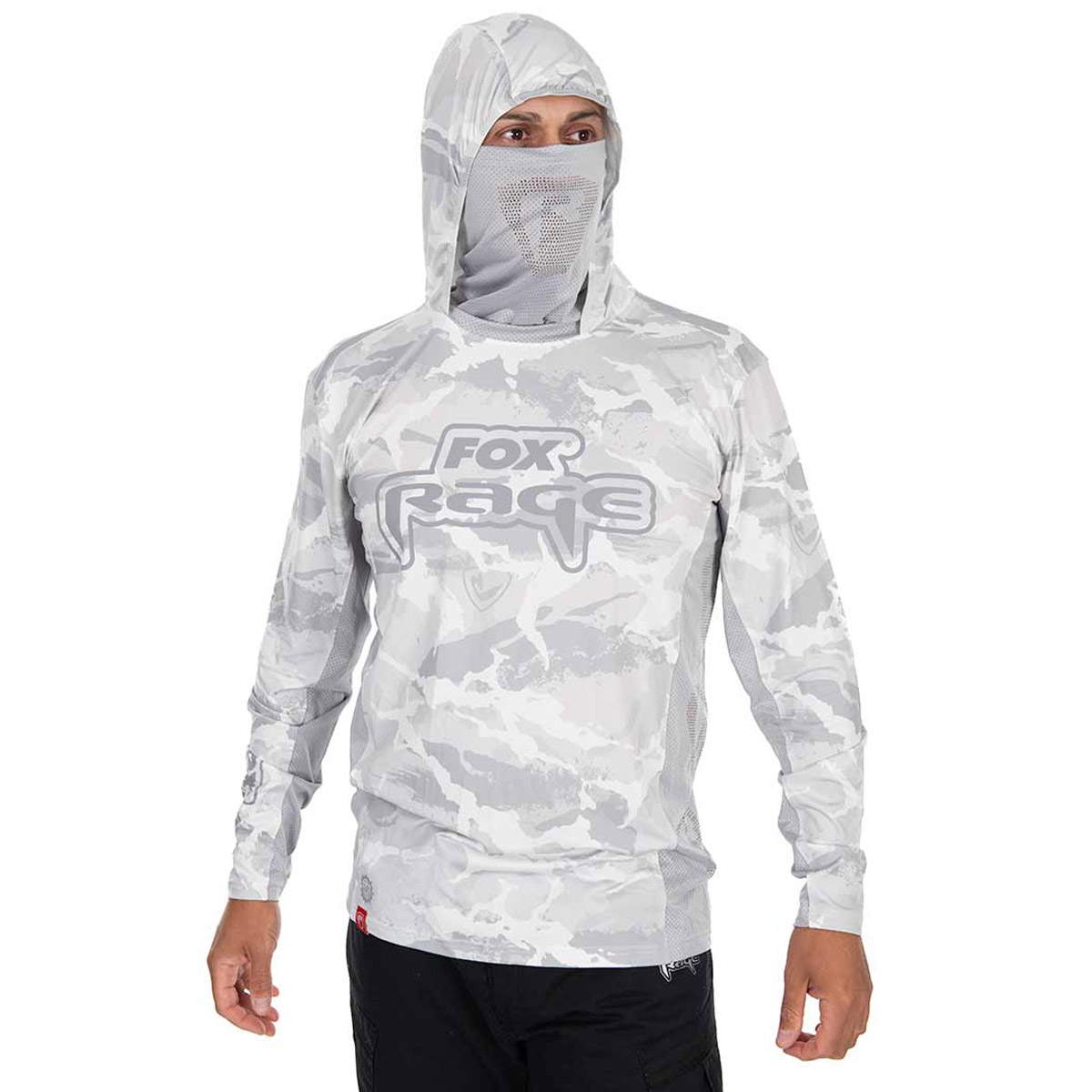 Fox Rage UV Hooded Light Camo Top