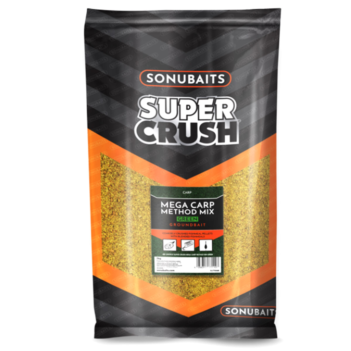 Sonubaits Supercrush Mega Carp Method Mix Green 2 KG