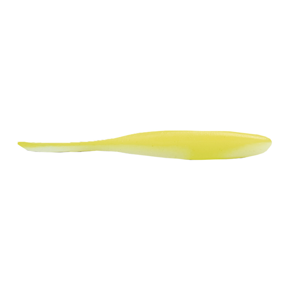 Keitech Shad Impact 3 Inch -  White Chartreuse