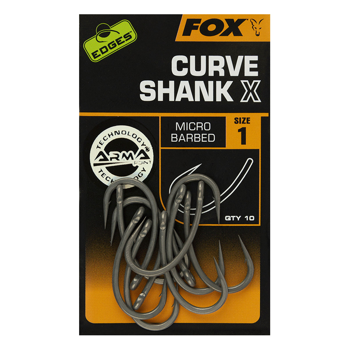 Fox EDGES™ Curve Shank X Hooks -  1