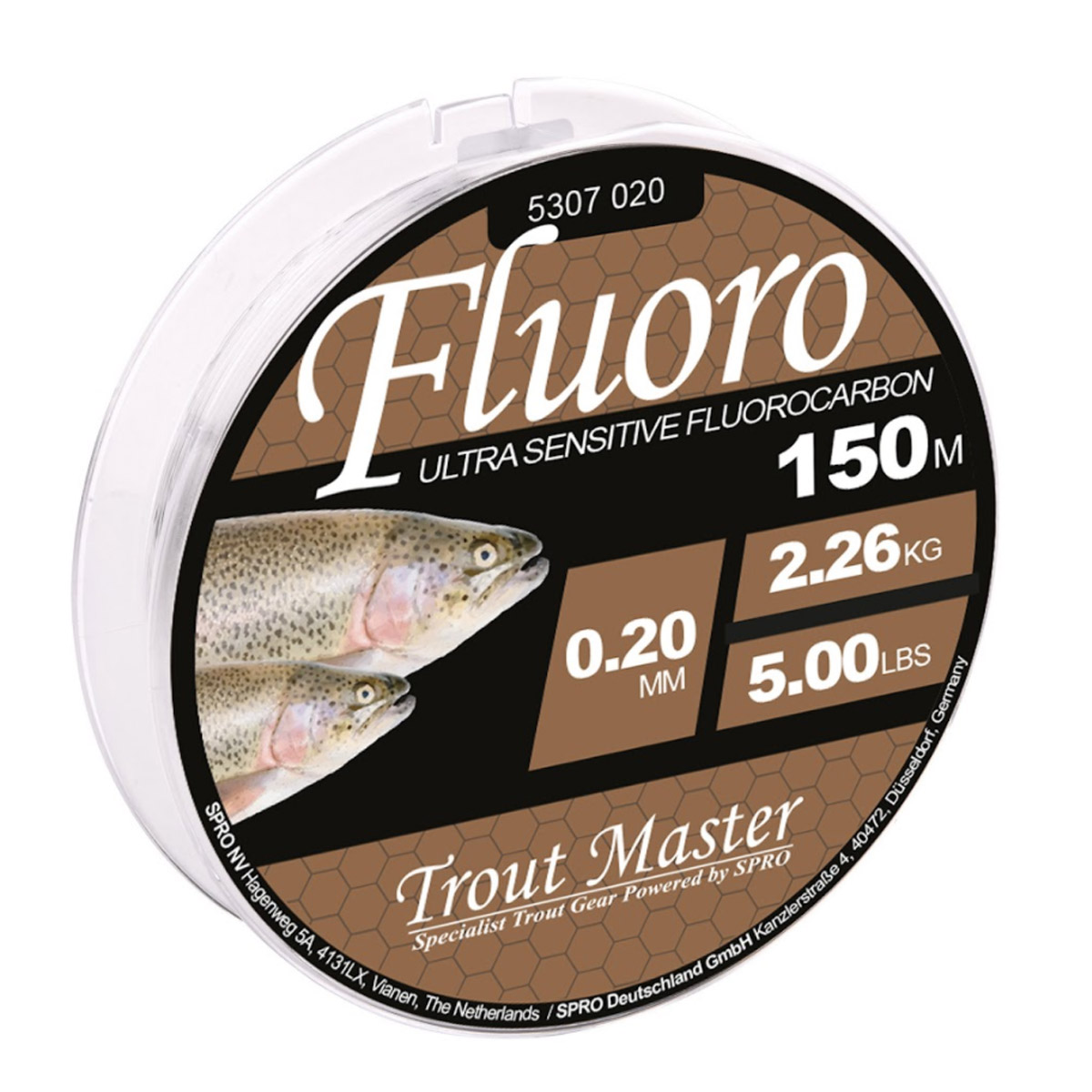 Spro Trout Master Fluoro -  0.22 mm -  0.20 mm -  0.16 mm -  0.18 mm