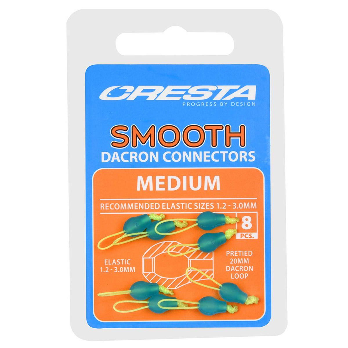 Cresta Smooth Dacron Connectors -  Medium