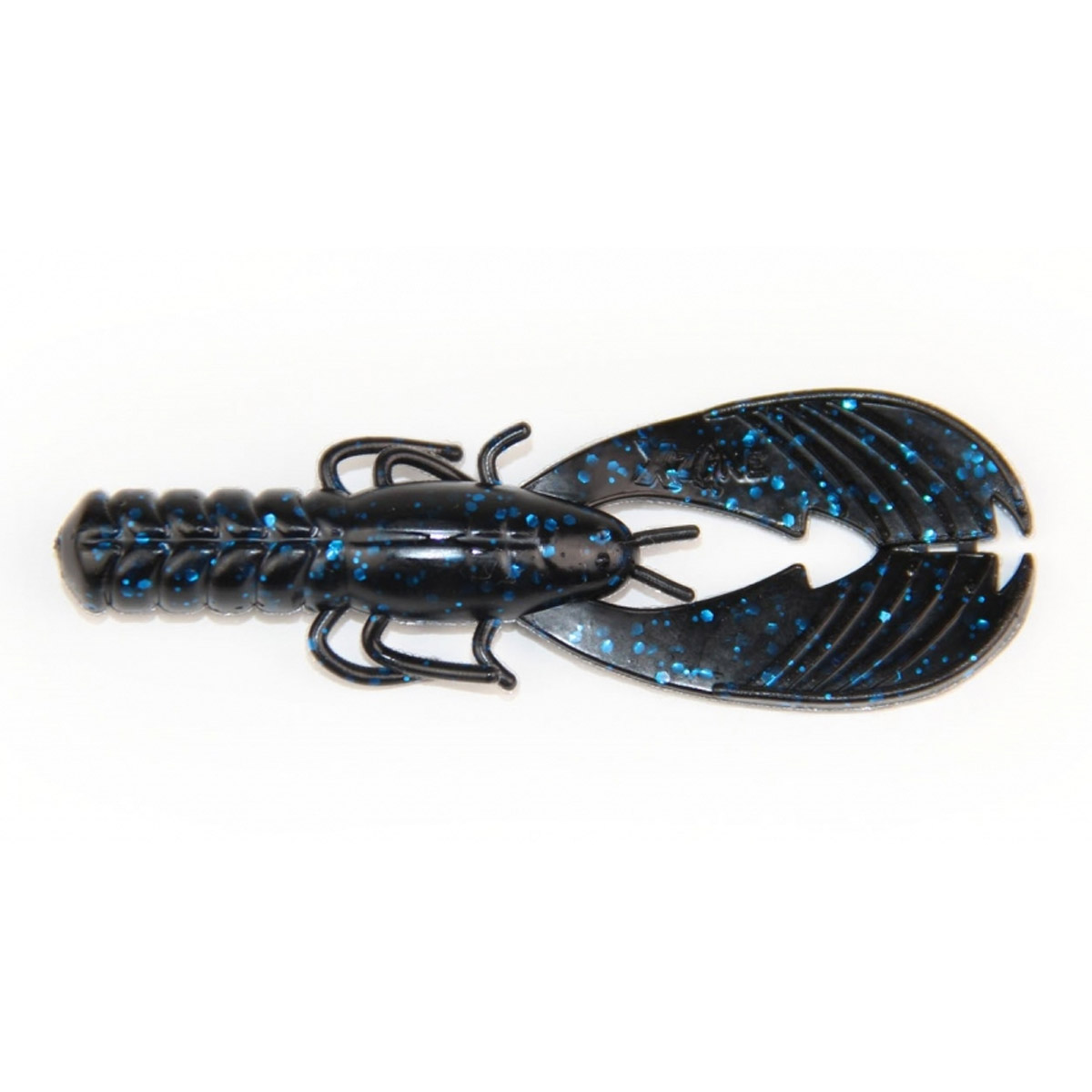 X Zone Muscle Back Finesse Craw 3,25 Inch -  Black Blue Flake