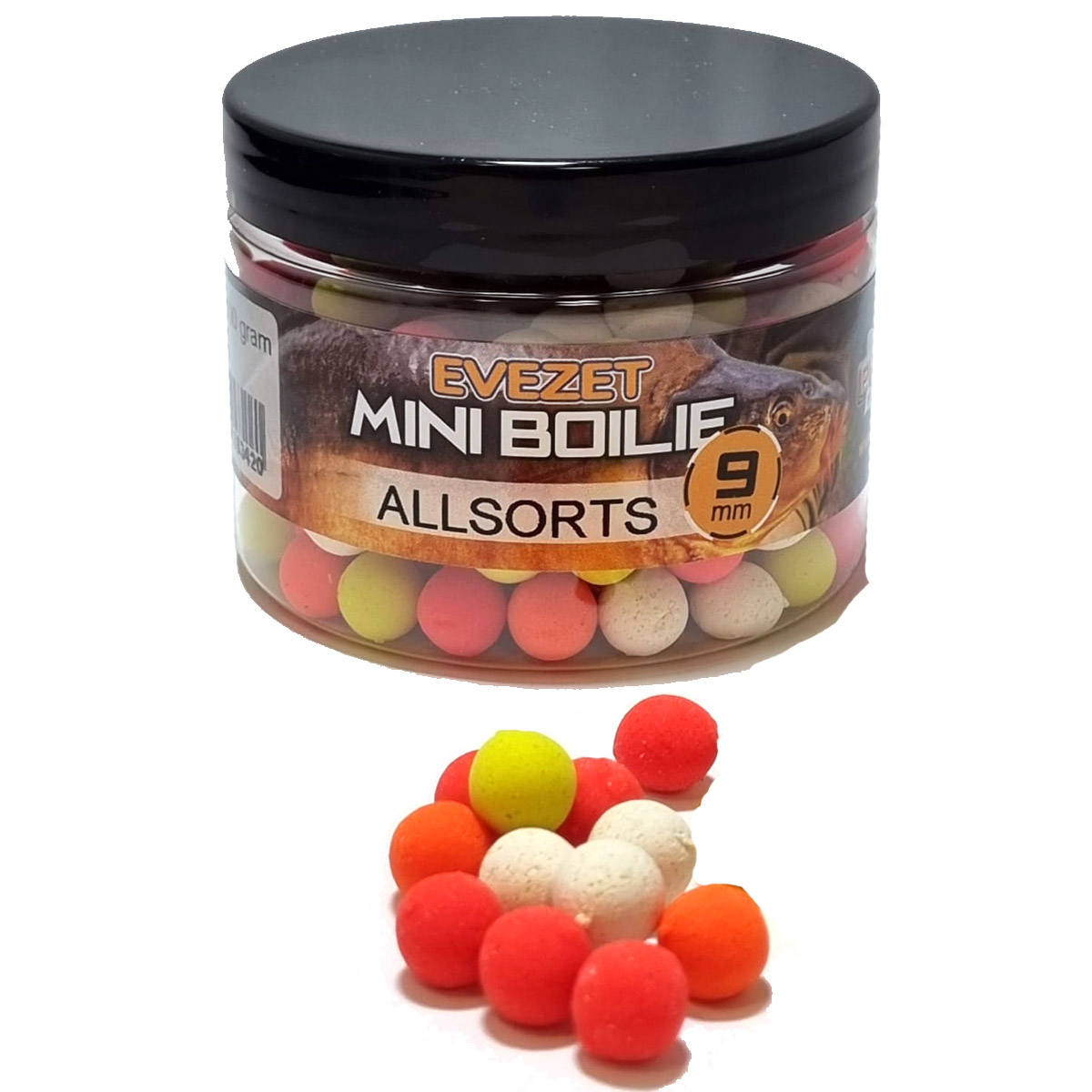 Evezet Mini Boilies 9 MM -  Allsorts