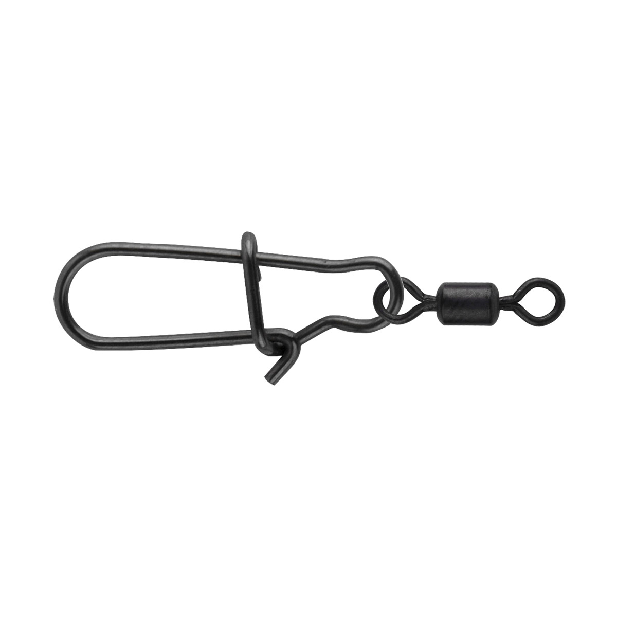 Spro Matt Black Easy Snap + Rolling Swivel  Spro Matt Black Easy Snap + Rolling Swivel