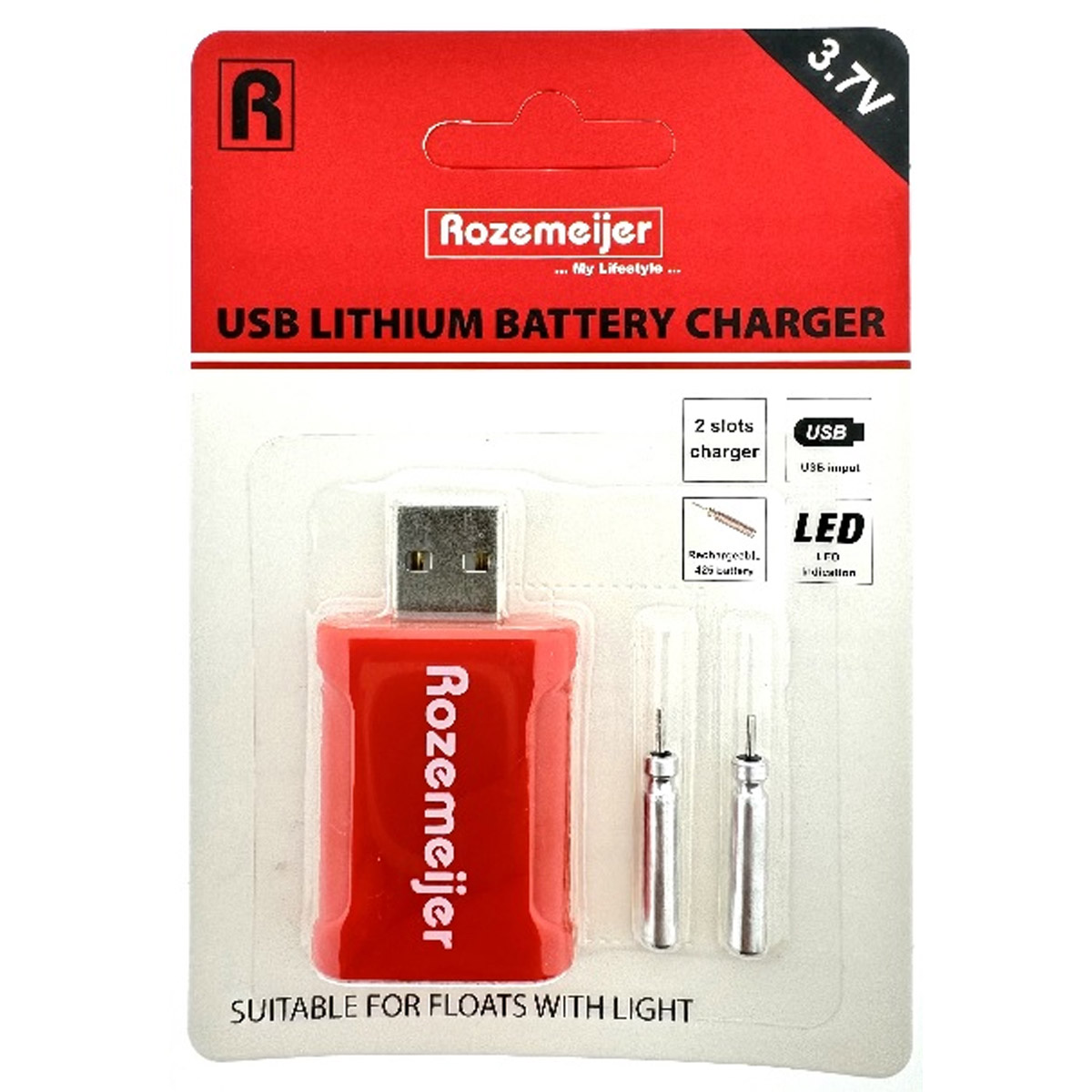 Rozemeijer USB Lithium Battery Charger