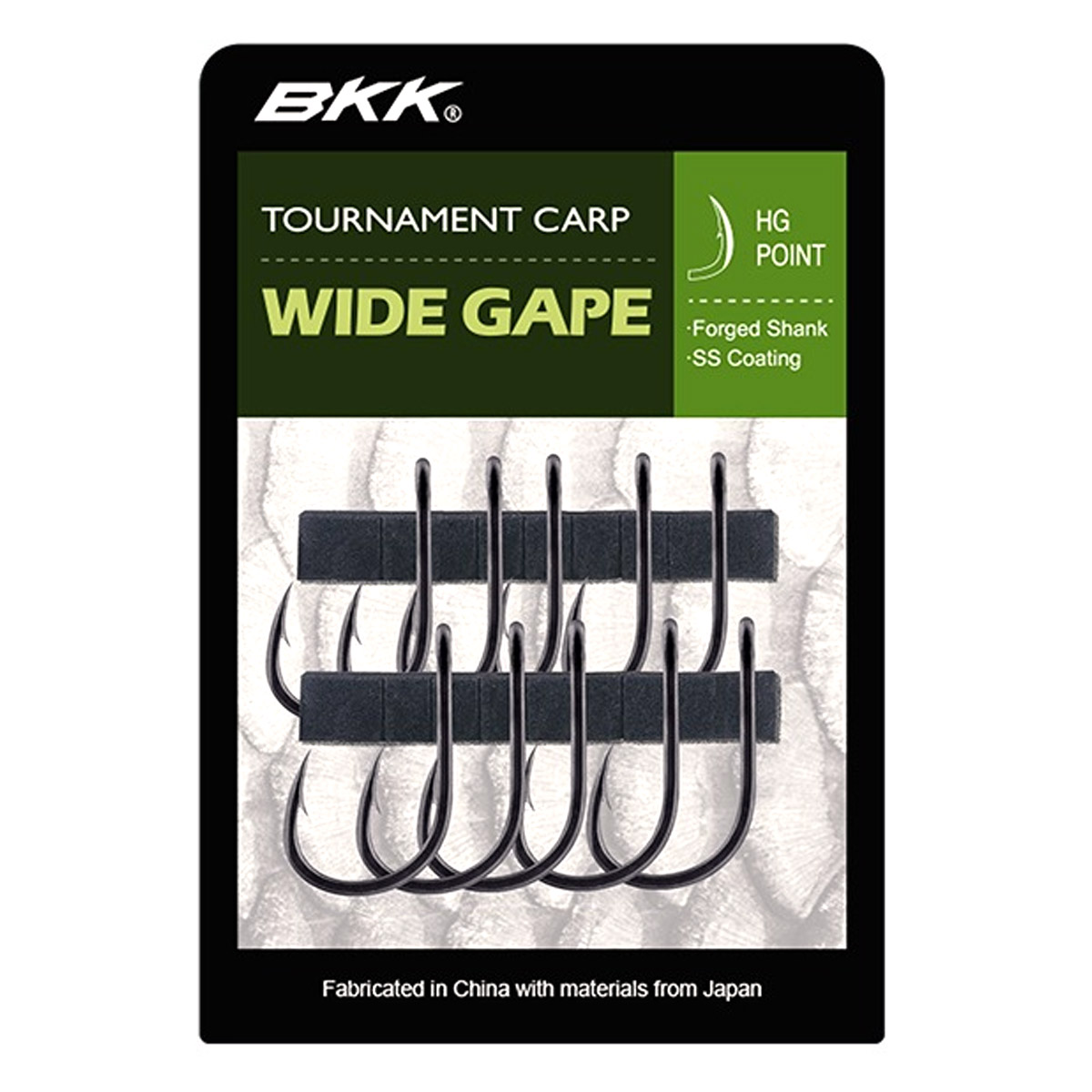 BKK Tournament Carp Wide Gape Hooks