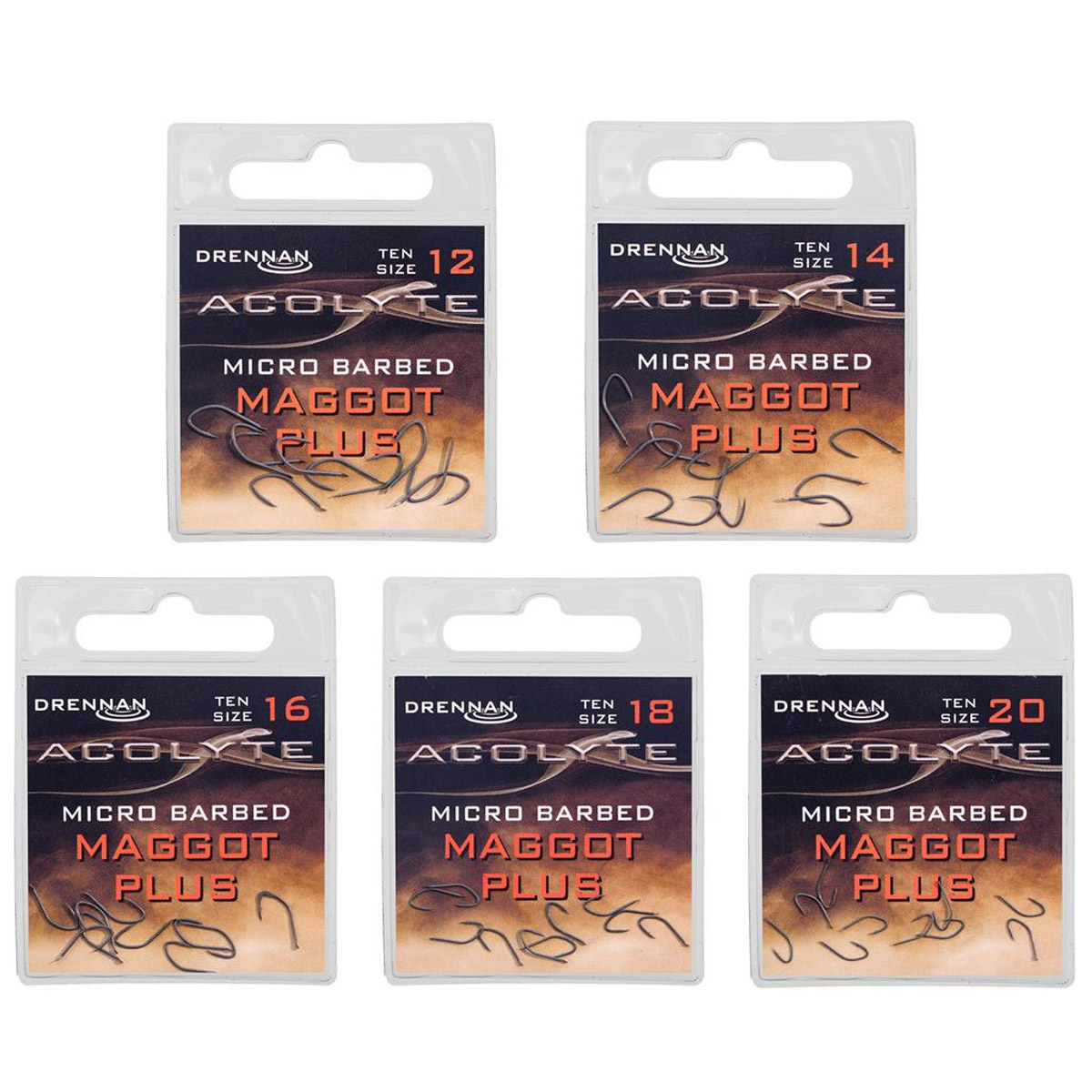 Drennan Acolyte Maggot Plus Hooks - Micro Barbed