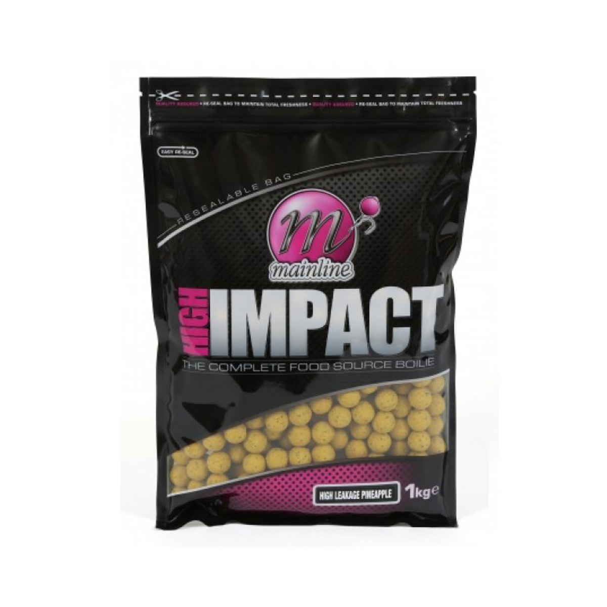 Mainline High Impact Boilies H/L Pineapple