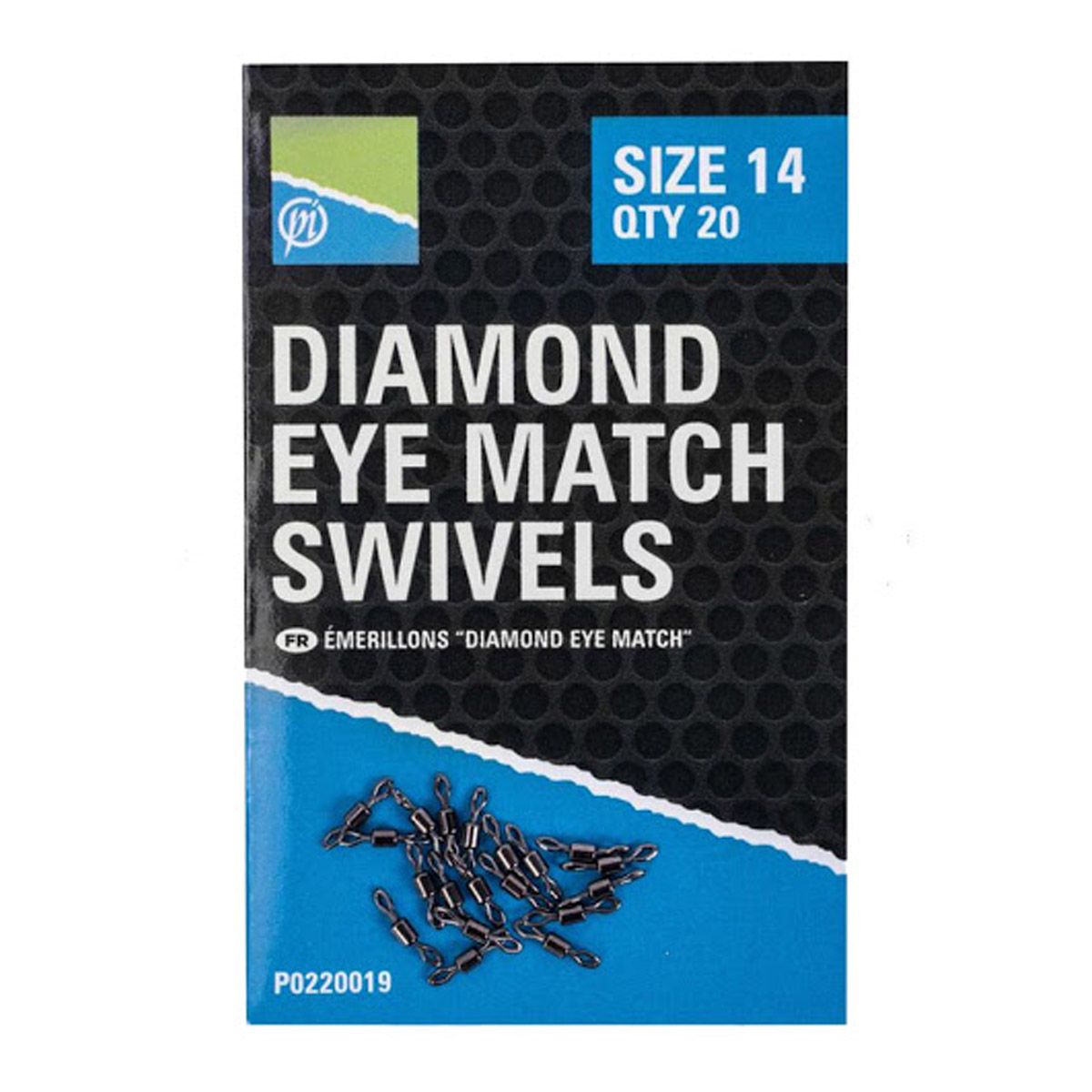 Preston Innovations Diamond Eye Match Swivels -  14 -  10 -  12