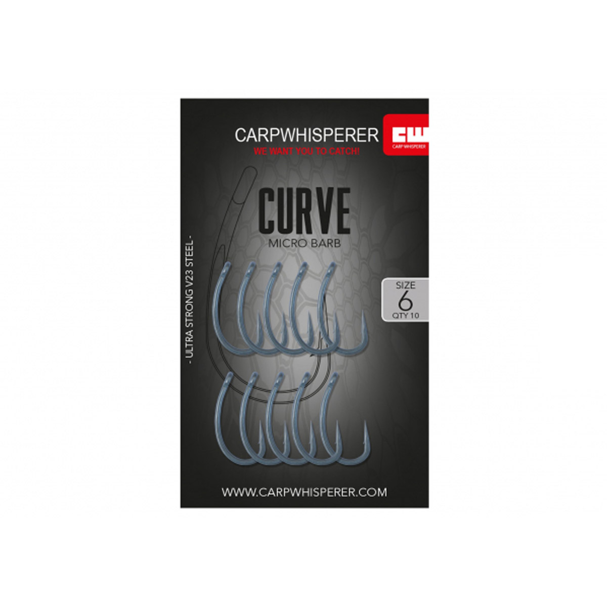 Carp Whisperer - Curve haak - Black Edition